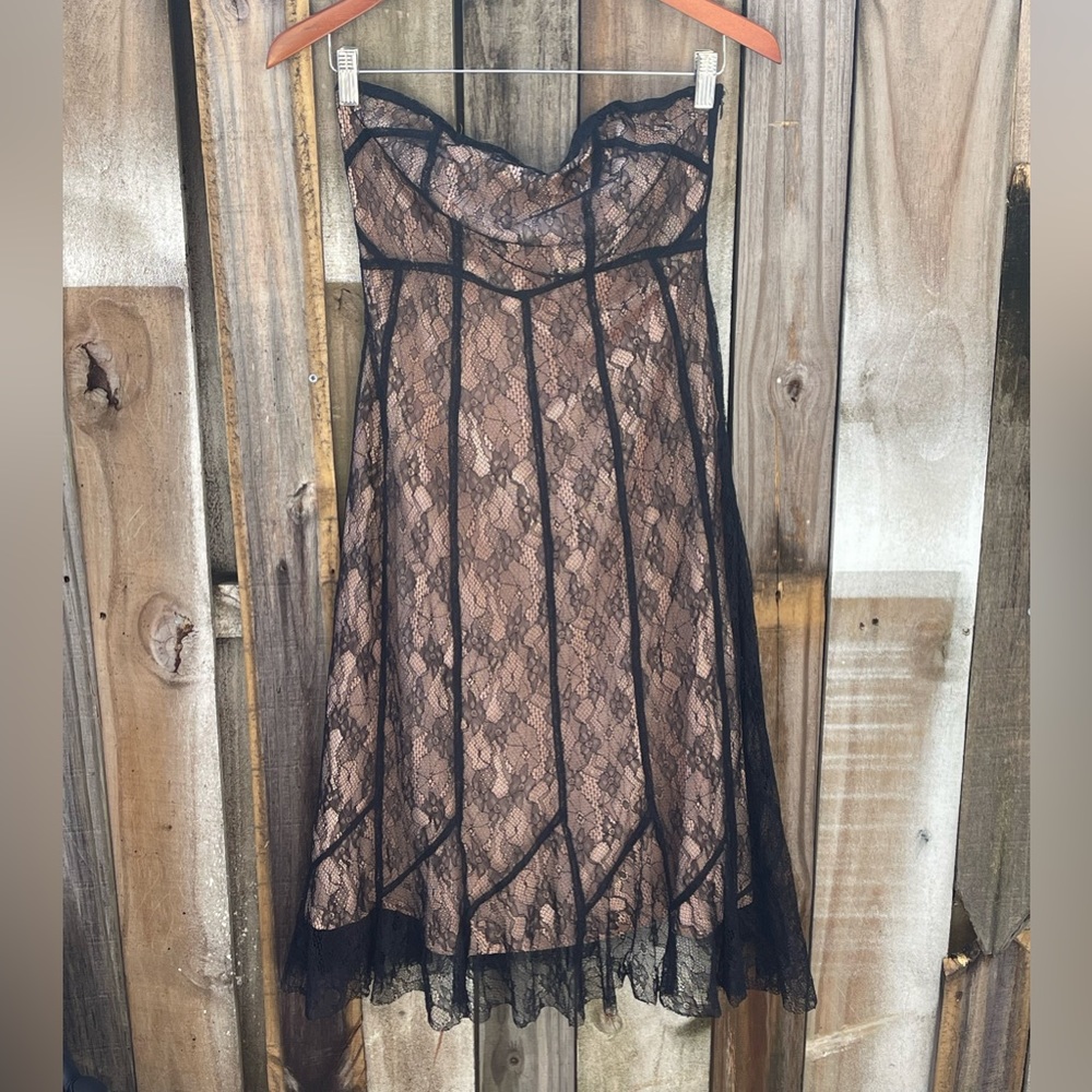 Boutique - Kimichi Blue - Strapless Black Lace dress - Small/4
